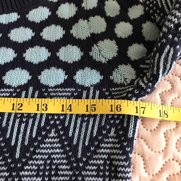 Joe Fresh Size Small Blue Crewneck Sweater - Picture 5 of 10